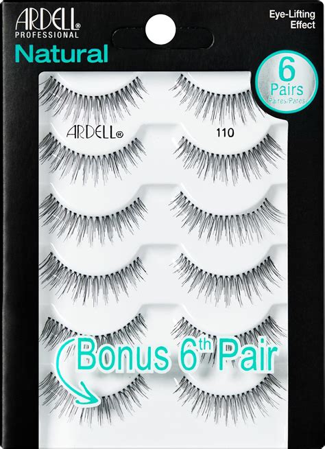 Amazon.com: Ardell False Eyelashes, Natural Lashes 110 - Lightweight
