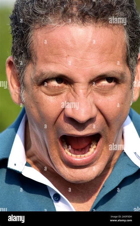Mad Middle Aged Man Stock Photo - Alamy