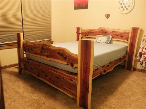 Rustic Cedar Bed Frame
