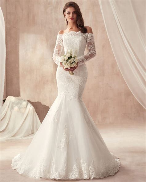 wedding dresses long sleeve