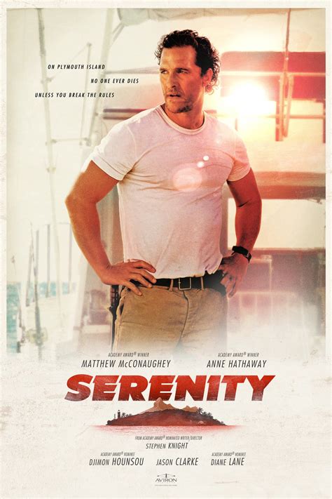 Serenity (2019) - Posters — The Movie Database (TMDB)