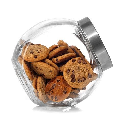 JoyJolt Glass Cookie Jar Food Storage - Set of 2 & Reviews - Wayfair Canada