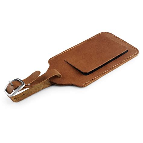 Luggage Tag | Cambodia Tan Full-Grain Buffalo Leather | In stock