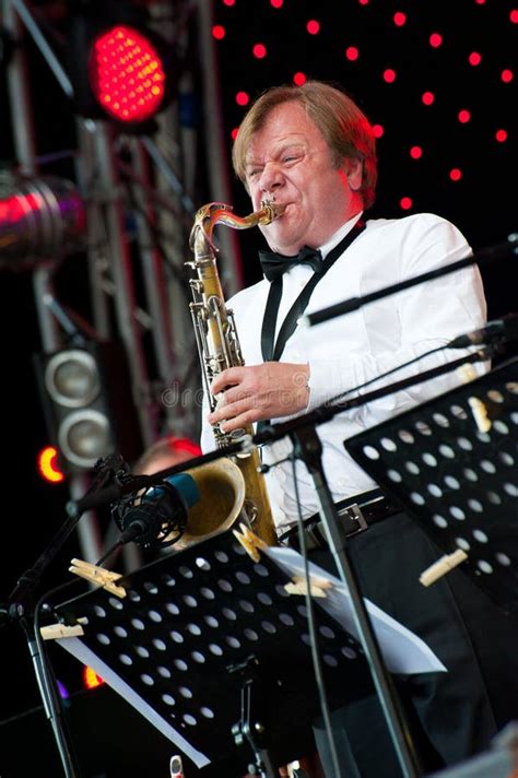 russian jazz musician igor butman performs editorial photo image