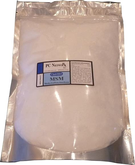 Amazon.com: PC NetwoRx Pure OptiMSM Small Flakes Made in USA (3 Pound ...