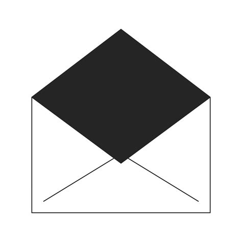 Black Border White Envelope at Brooke Rentoul blog