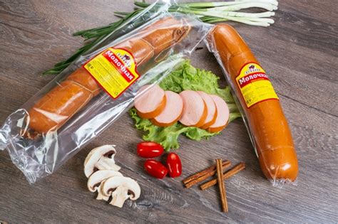 Колбаса вареная «Молочная». Вареные колбасы.Производство колбас и ...