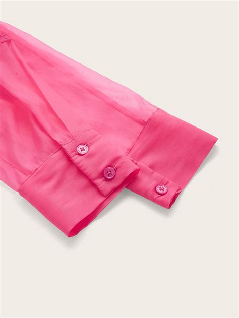 MOTF PREMIUM LACE SEE THROUGH SHIRT | SHEIN USA