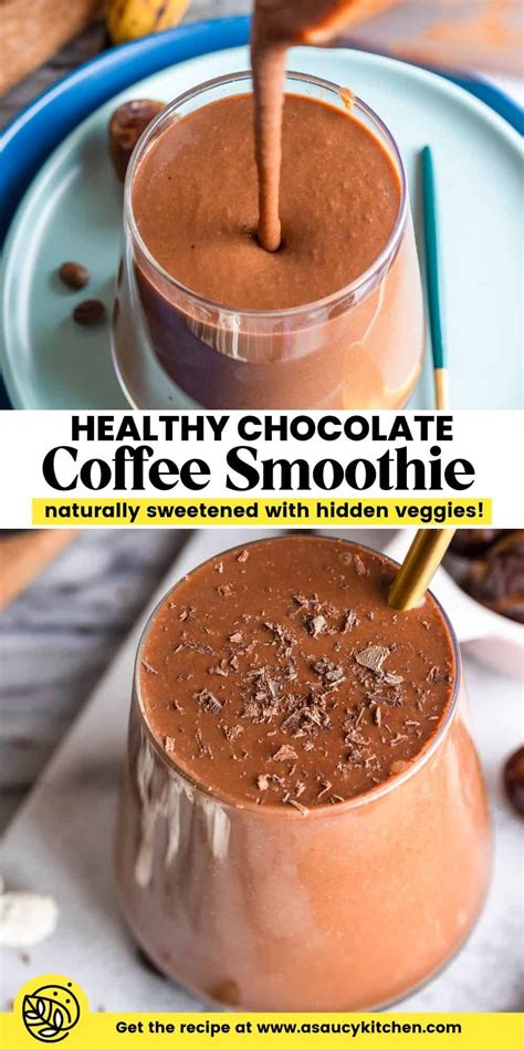 Healthy Chocolate Coffee Smoothie | Recipe | Coffee smoothies ...