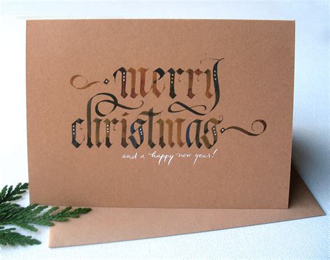 Calligraphy Christmas Cards on Behance