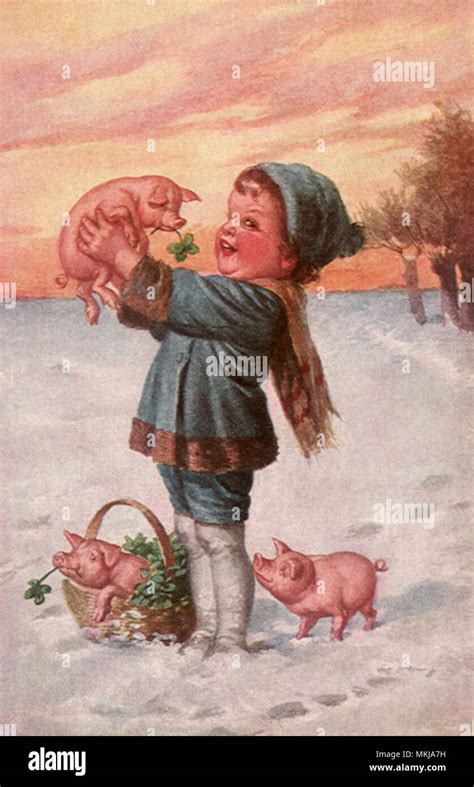 Fun with Piglets Stock Photo - Alamy