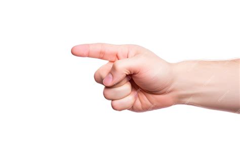 gesture  direction hand pointing  direction premium ai generated