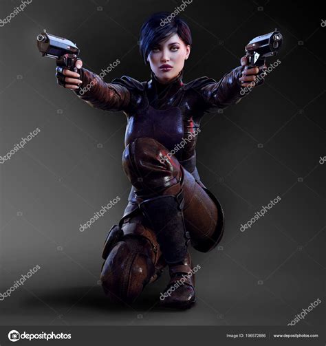 Female Assassin Futuristic