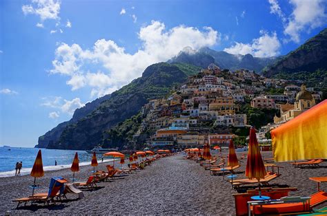 positano italia italy  amalfi positano beach positano italia