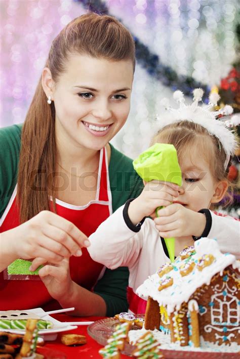 girl gets cream | Stock image | Colourbox