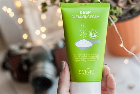 Пенка для умывания Scinic Deep Cleansing Foam