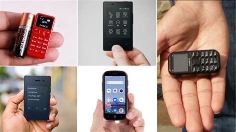 worlds  smallest phones   tiny   fit    matchbox