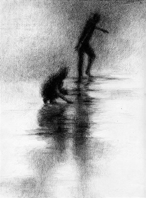 Human Shadow Drawing at PaintingValley.com | Explore collection of ...