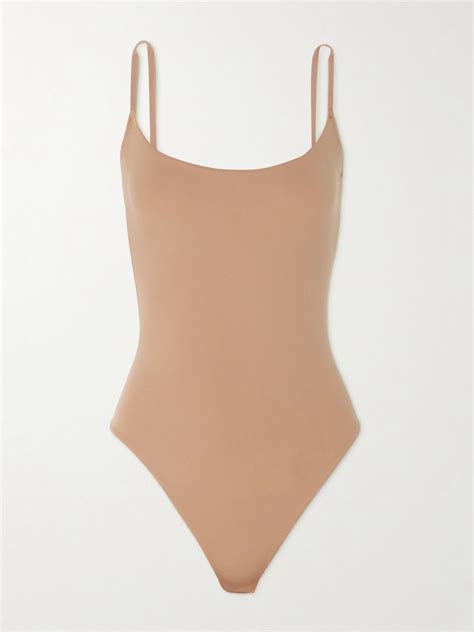 skims fits  cami thong bodysuit  brown endource