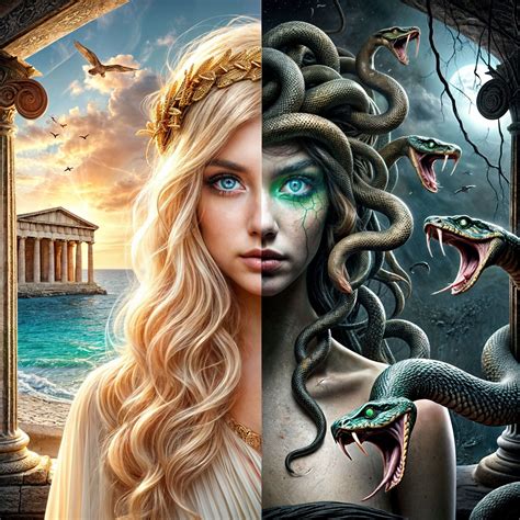 🔱 The Dual Nature of Medusa: Beauty and Curse 🐍 in 2025 | Medusa greek