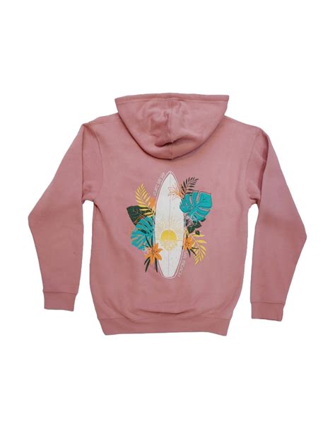 atlantic surf tropical board hoodie mauve atlantic surf shop