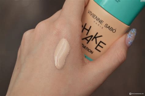 Тональный крем Vivienne Sabo Shake Foundation Matt Effect - «Оттенок 02 ...