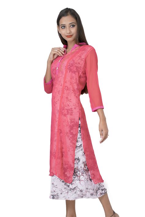 Girl Dark Pink Ladies One Piece Dress, Jammy Nine | ID: 20344032812
