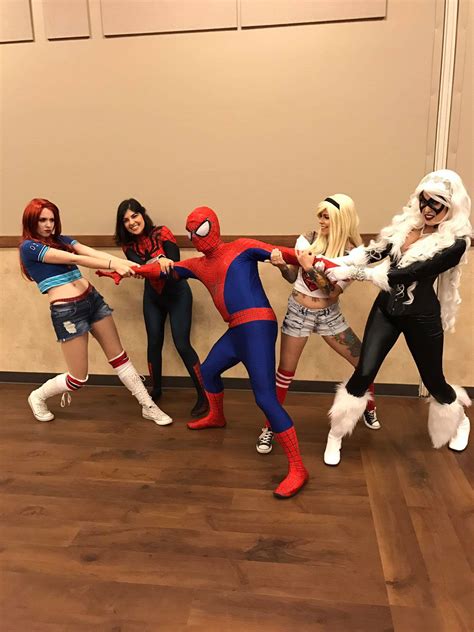 Mika Nicole - Poor Spidey 😂 @mariexdoll as #spidergirl @rozzmonster as