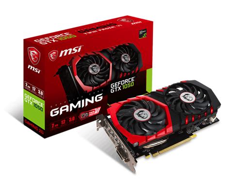 Specification GeForce GTX 1050 GAMING 2G | MSI Global - The Leading ...