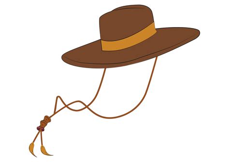 Cowboy Hat Clipart. Brown Hat Illustration 4641717 Vector Art at Vecteezy