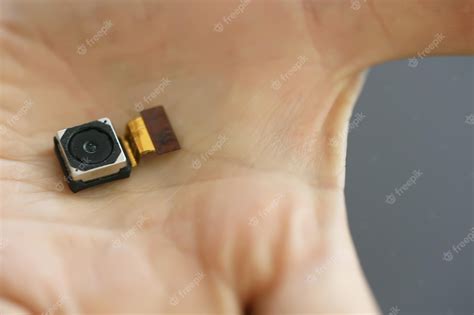 Premium Photo | Mini spy camera / small video camera, mini, security ...