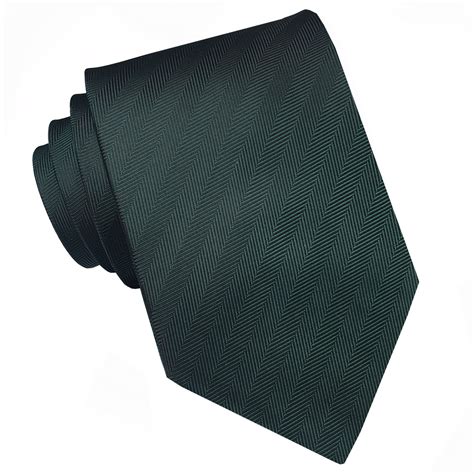 dark green herringbone tie texture ties