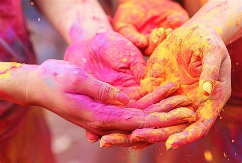 Premium Photo | Holi festival colors