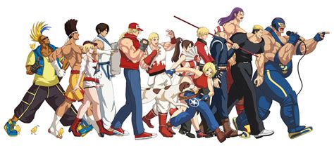 shiranui mai, terry bogard, blue mary, rock howard, billy kane, and 8