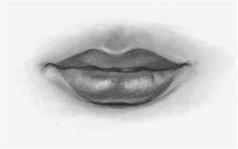 how to draw realistic smile