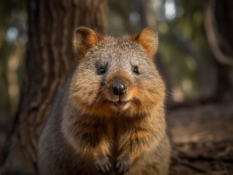 Premium AI Image | Glimpse of the Quokka the Happiest Animal in the World