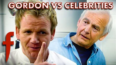 gordon  celebrities cooking challenge series  highlights