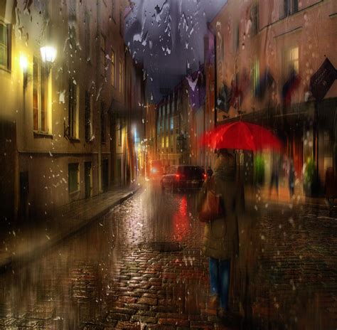 дождь в старом городе... by Ed Gordeev on 500px | Abstract photography ...