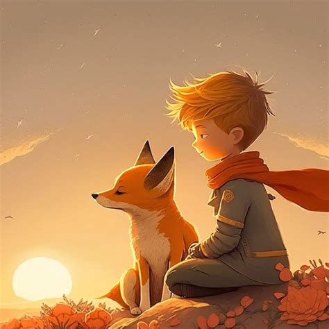 Маленький принц и Лис | Little prince fox, The little prince, Little ...