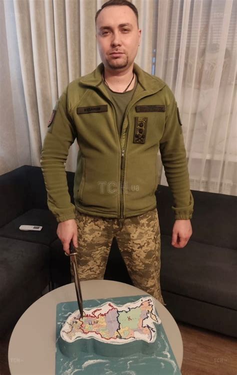 Savage Kyrylo Budanov, head of ukrainian Intelligence, celebrating ...