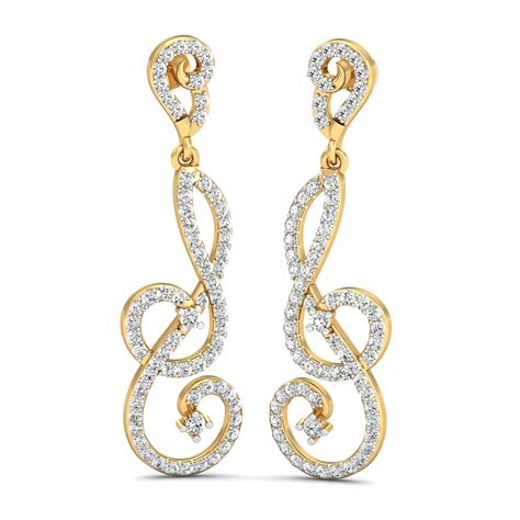 The Lavia Diamond Earrings - Diamond Earrings at Best Prices in India | SarvadaJewels.com