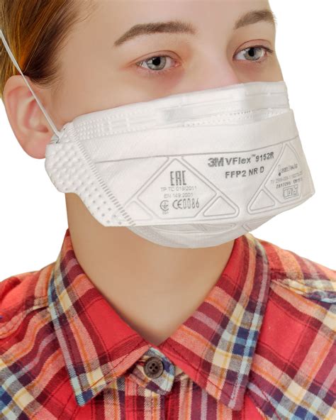 Полумаска фильтрующая противоаэрозольная 3M™ VFlex® 9152R FFP2 (12 ПДК ...