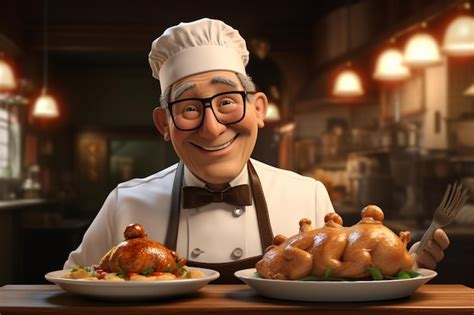 Premium AI Image | Chef presenting a perfectly cooked turkey on a pla 00239 02
