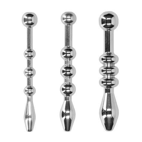 Shots Ouch Urethral Sounding Metal Plug Set - 58mm – Adam's Toy Box