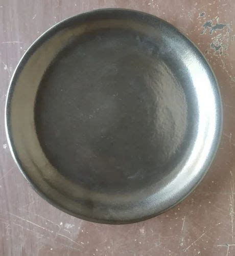 plain black ceramic plate  kitchen  rs piece  khurja id