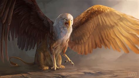 "Griffin" by Ira Shishkova : Gryphons