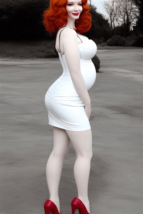 Christina Hendricks Seitenansicht · Creative Fabrica