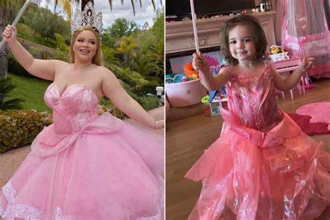 Trisha Paytas and Daughter Malibu Barbie Twin in “Wicked ”Gowns: New