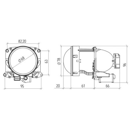 Би-линза Bosch AL 3R | Купить, цена, отзывы