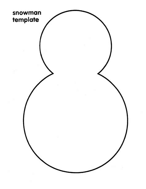 Xmas Stuff For > Christmas Snowman Template | Snowman outline